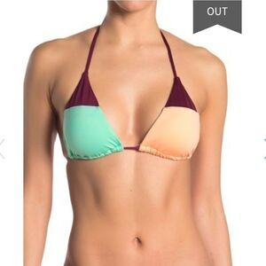 Mossimo colorblock bikini top